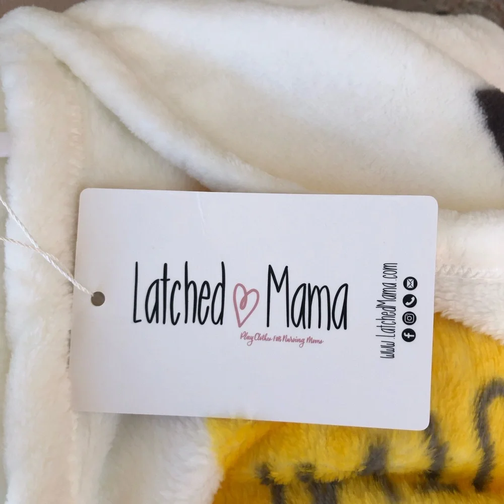 Latched Mama Super Soft Snuggle Fleece Empowering Affirmations Blanket 57” x 57”